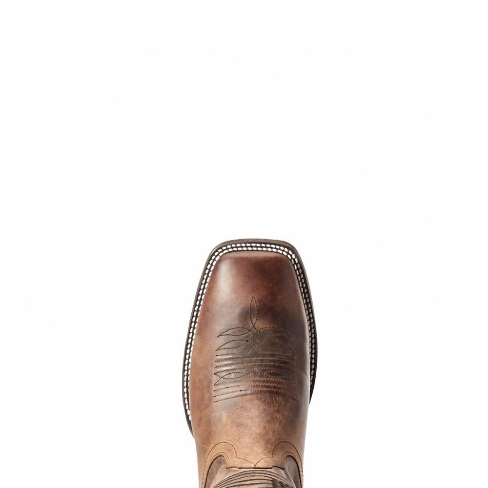 NEW ARIAT men's circuit patriot cowboy boot in weathered tan - Picture 4 of 6